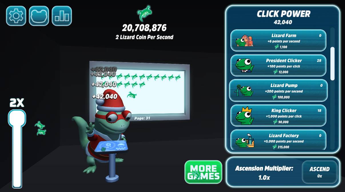 Play game Lizard Lizard Clicker 